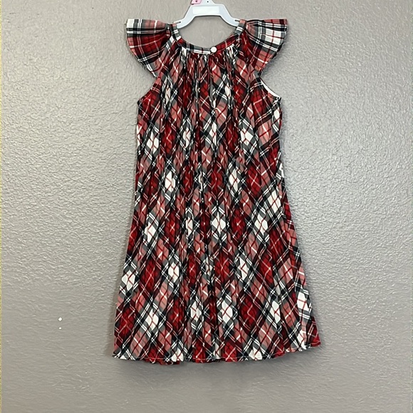 Gap Christmas Holiday Plaid Pleated Dress size 5 Toddler - Picture 7 of 11